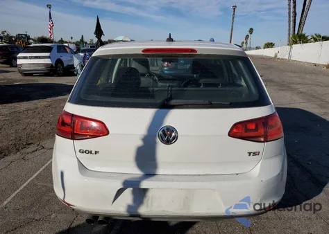 2015 Volkswagen Golf из США, поврежденный, VIN 3VW217AU2FM103553